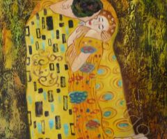 Copia Beso Klimt 60x50