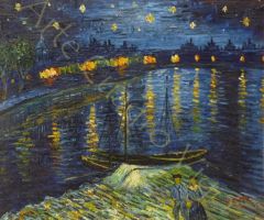 Copia Noche Estrellada Van Gogh 60x50