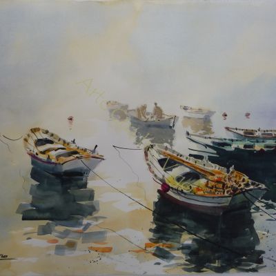 Barcas en la Niebla I Barcas en la Niebla I