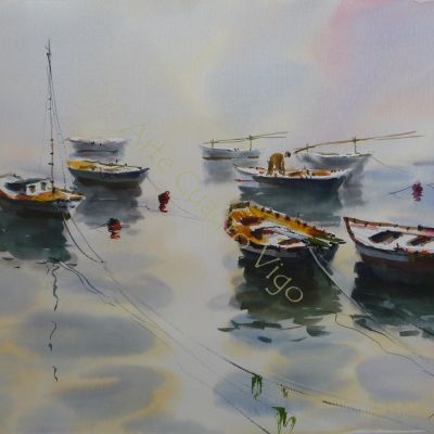 Barcas en la Niebla II Barcas en la Niebla II