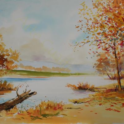 Paisaje Otoñal 76x56 Paisaje Otoñal 76x56