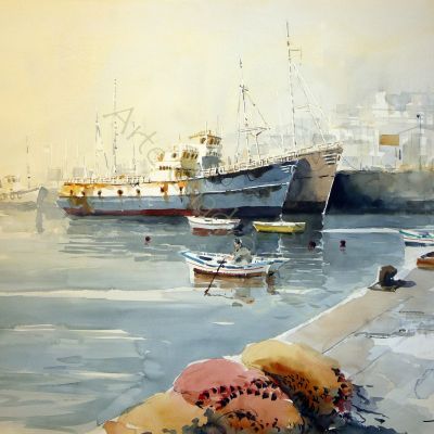 Puerto de Marín - 76x56 Puerto de Marín - 76x56