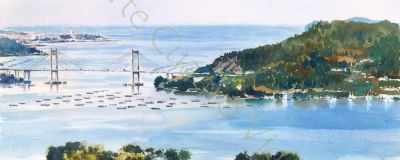 Ria de Vigo con Rande (Vendido) Ria de Vigo con Rande (Vendido)