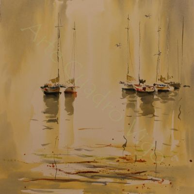 Veleros en la bruma III Veleros en la bruma III