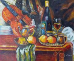 Bodegón con Violín 65x50 Bodegón con Violín 65x50