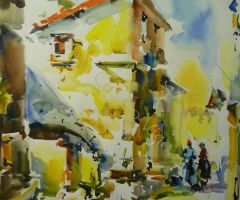 Calle con Mujeres - 47x54 Calle con Mujeres - 47x54