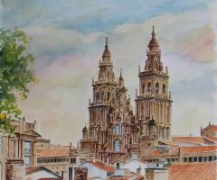 Catedral de Santiago (69x50) (Vendido) Catedral de Santiago (69x50) (Vendido)