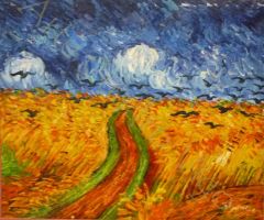 Copia Paisaje Van Gogh 2 60x50 Copia Paisaje Van Gogh 2 60x50