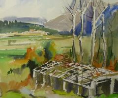 Paisaje con Invernadero (Diz) 50x70 Paisaje con Invernadero (Diz) 50x70