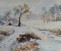 Paisaje Invernal 58x39 Paisaje Invernal 58x39