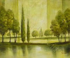 Paisaje Verdoso 60x50 Paisaje Verdoso 60x50