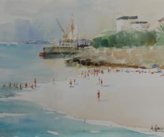 Playa de Penedos - Chapela 51x36 Playa de Penedos - Chapela 51x36