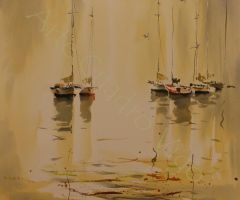 Veleros en la bruma III Veleros en la bruma III