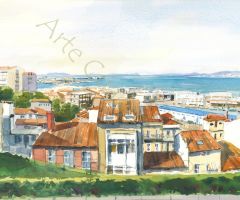 Vigo y su ria (54x36) Vigo y su ria (54x36)